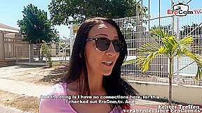 German russian skinny milf pick up in holiday in mexico